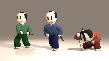 Humanoid character with 26 animations